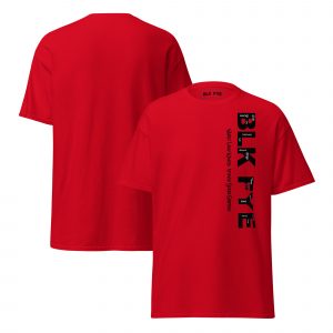 BLK FYE vertical logo short sleeve t-shirt